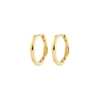 Nova Hoop Earrings - Gold Plated