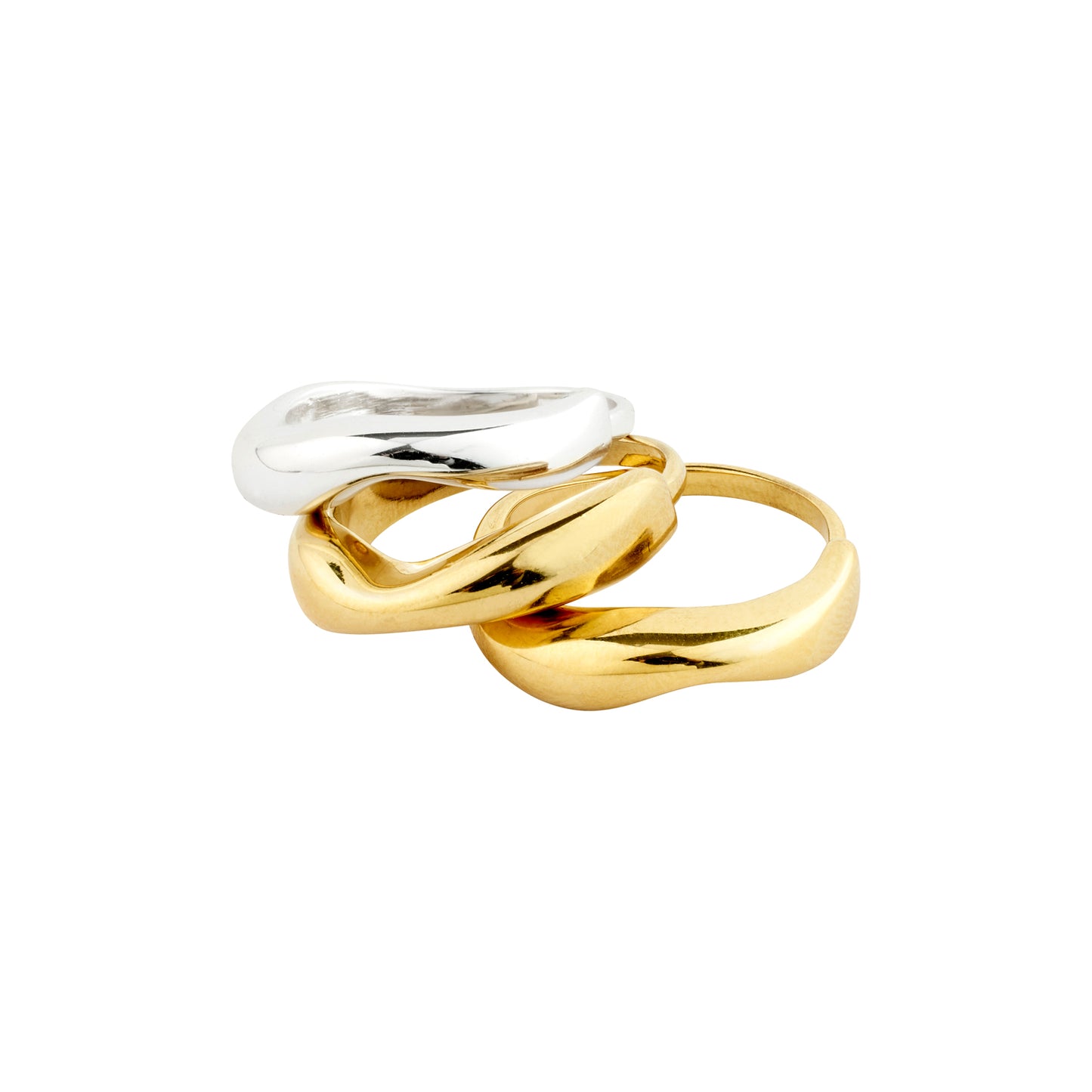 Nova Rings 3-In-1 Set - Gold Plated