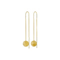 Root Chain Earrings - Gold Plated