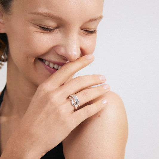 True Ring - Silver Plated - Crystal