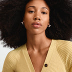 Sunset Recycled Earrings - Silver Plated - Crystal