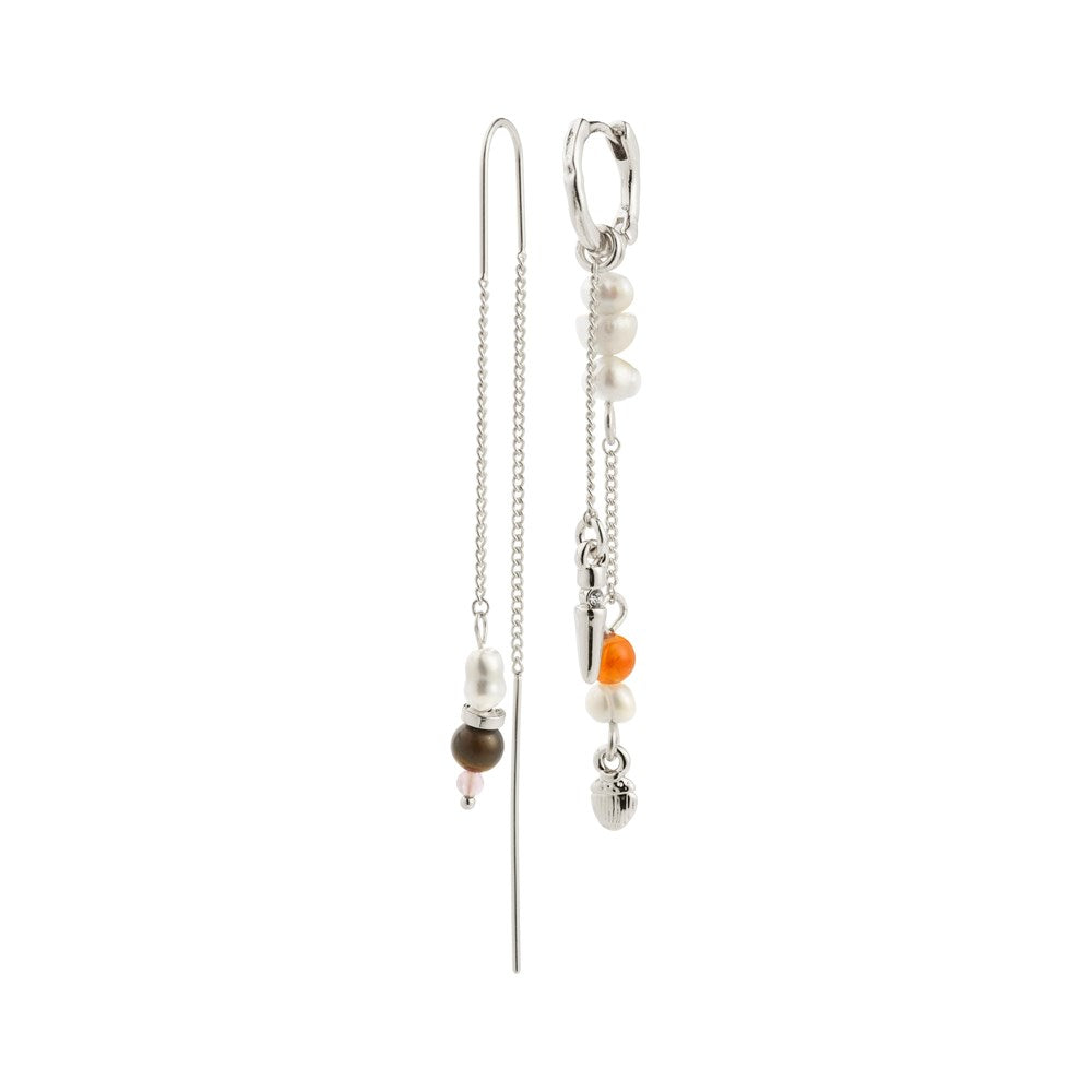 Between Multi Earrings - Silver Plated