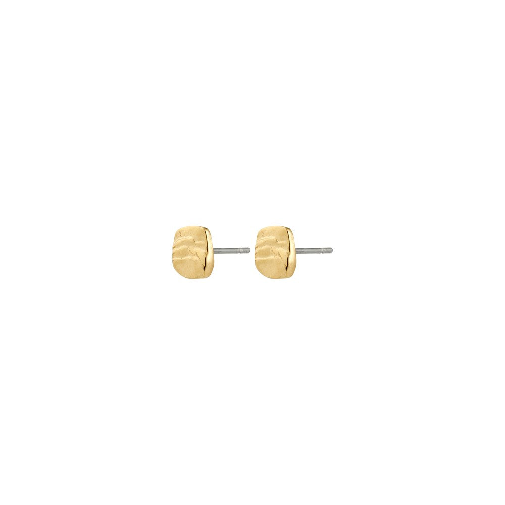 Sense Stud Earrings - Gold Plated