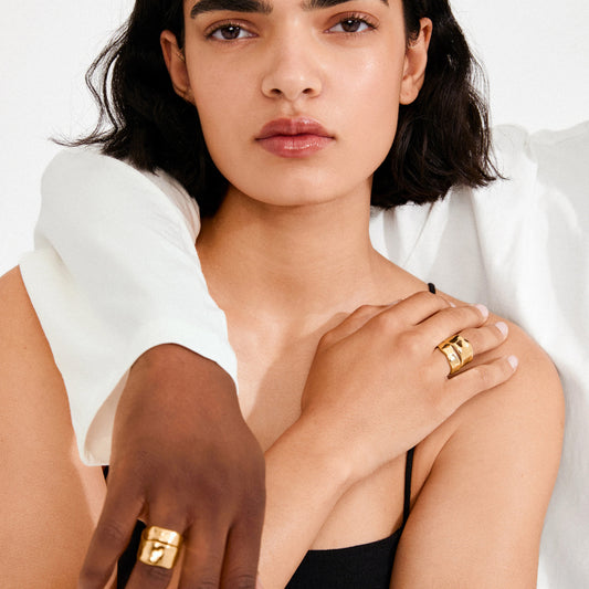 Ember Rings 2-In-1 Set - Gold Plated