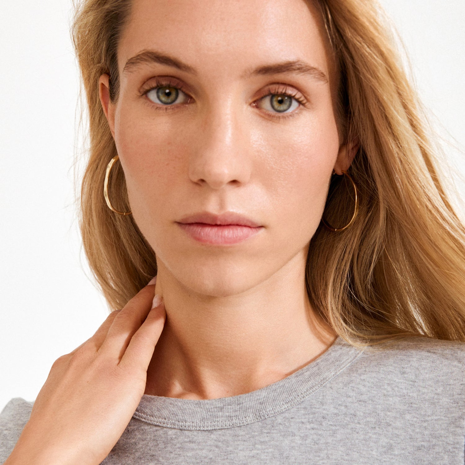 Ember Hoop Earrings - Gold Plated