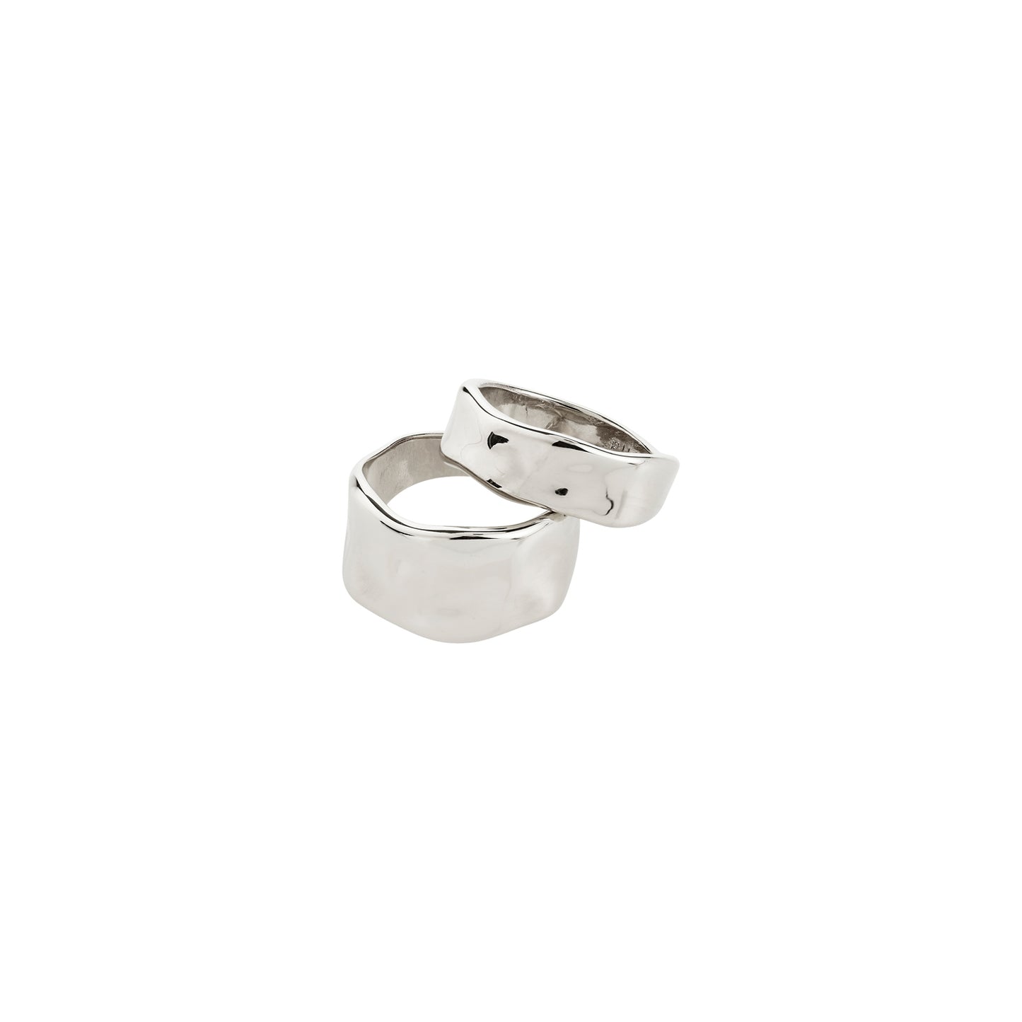Ember Rings 2-In-1 Set - Silver Plated