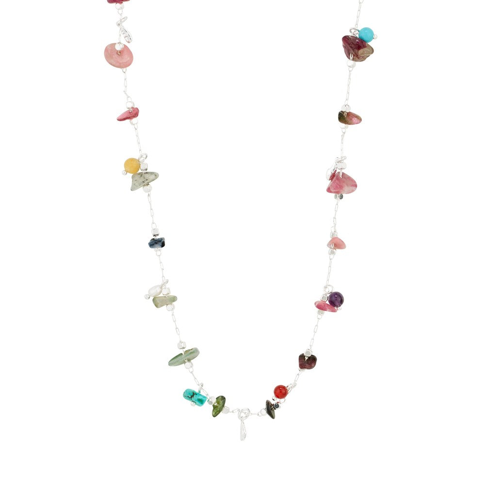 Here Necklace Silver-Plated/Multi