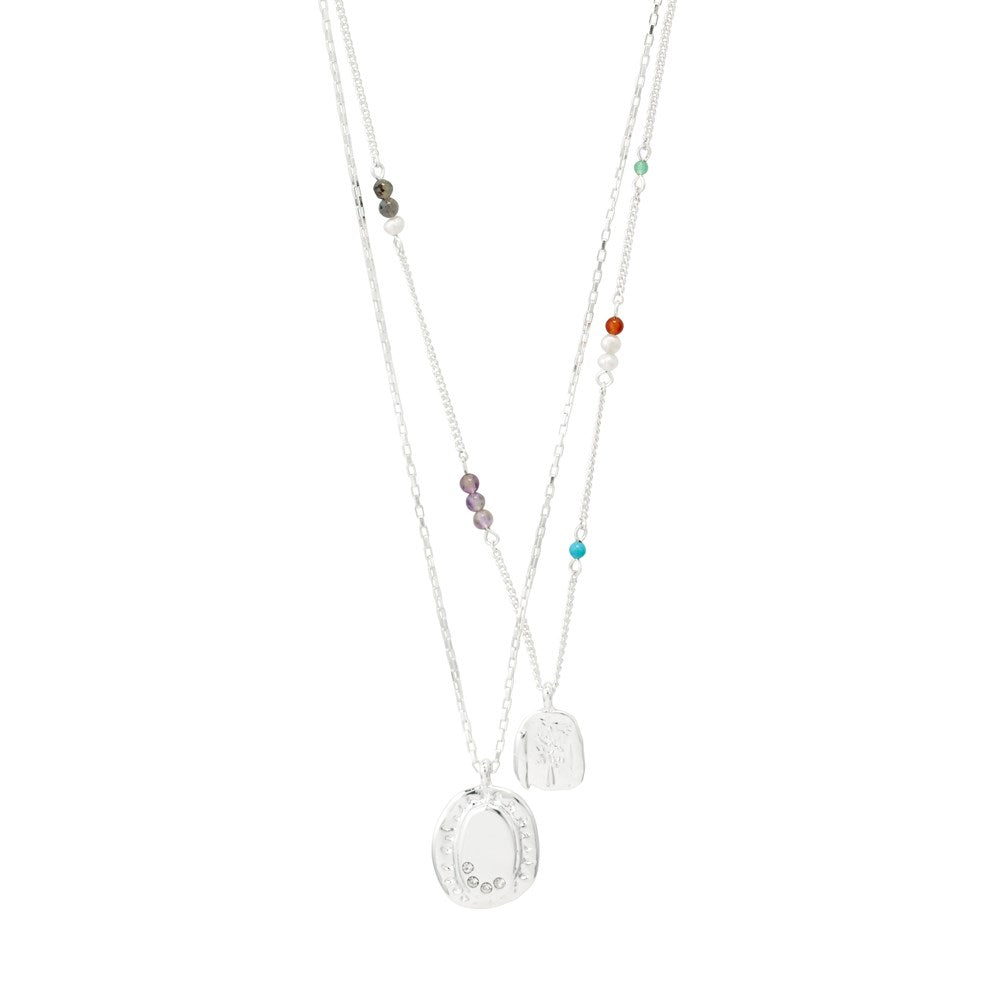 Here Necklace Silver-Plated