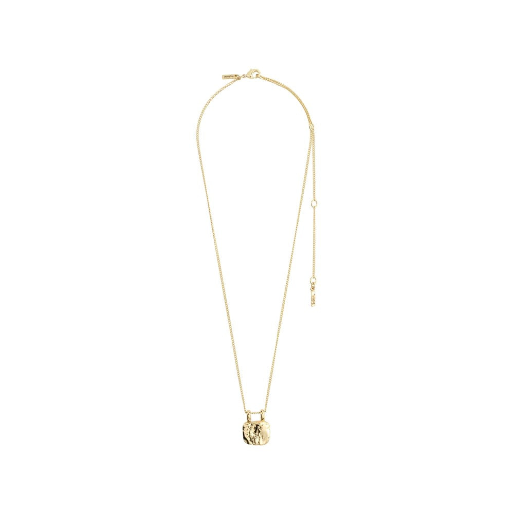 Bloom Recycled Coin Necklace - Gold Plated