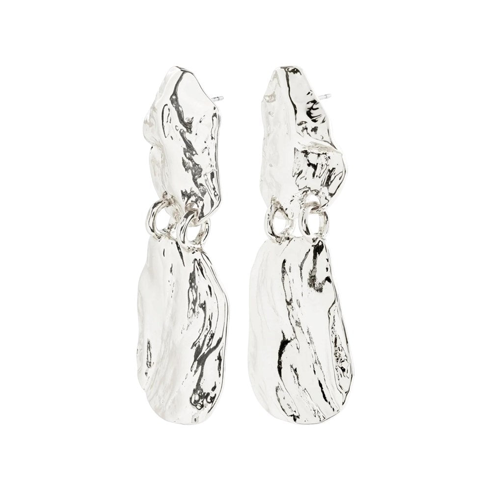Bloom Recycled Earrings - Silver Plated