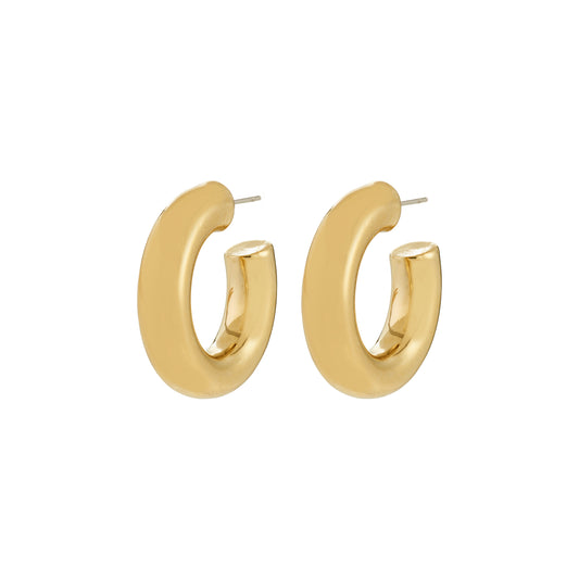 Phase Recycled Earrings - Gold Plated