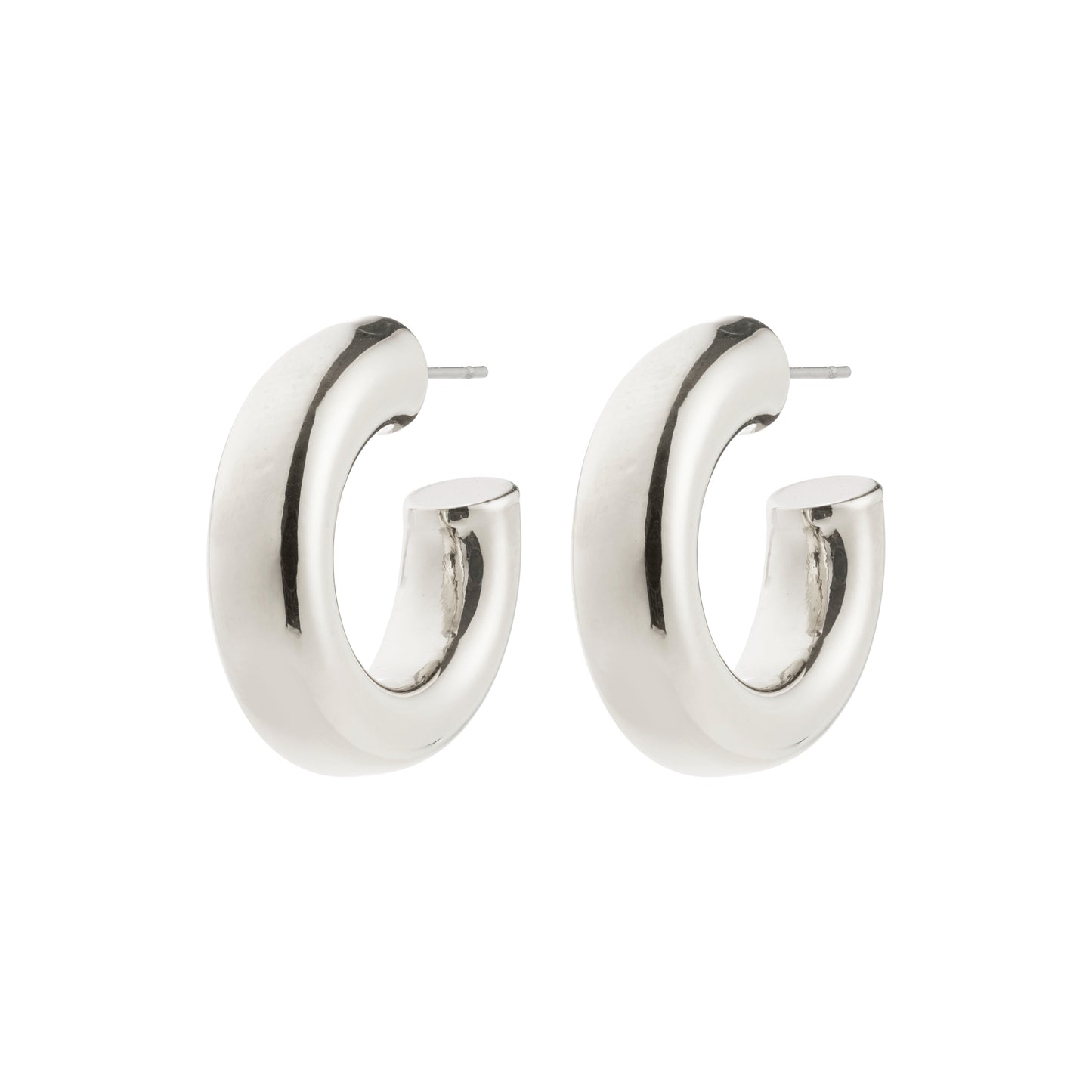 Phase Recycled Earrings - Silver Plated