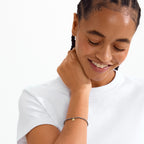 Indie Bracelet - Gold Plated - Grey