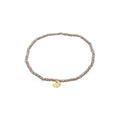 Indie Bracelet - Gold Plated - Grey