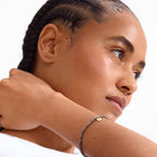 Indie Bracelet - Gold Plated - Grey