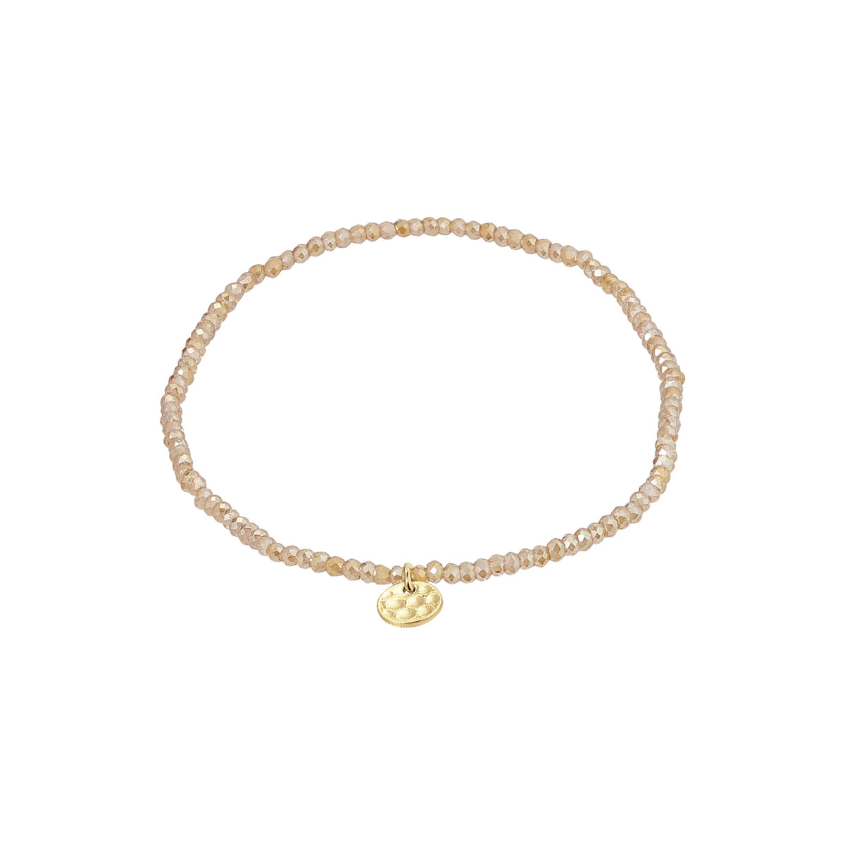 Indie Bracelet - Gold Plated - Peach