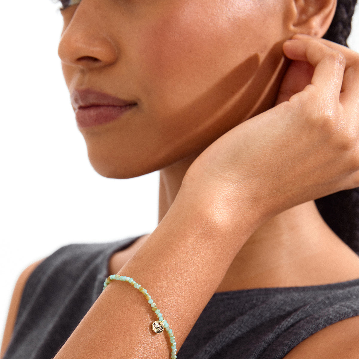 Indie Bracelet - Gold Plated - Blue