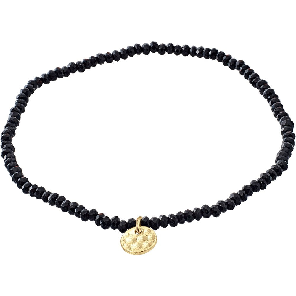 Indie Bracelet - Gold Plated - Black