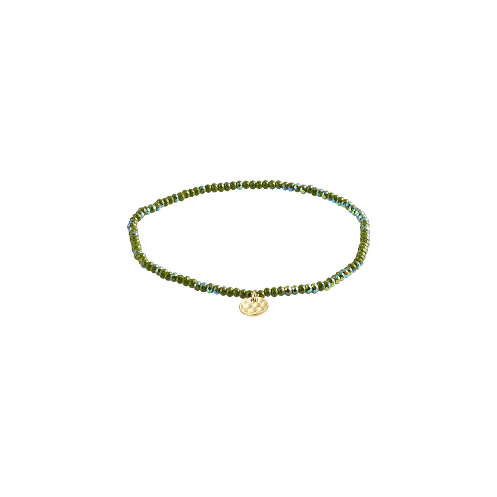 Indie Bracelet - Gold Plated - Green