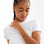 Indie Bracelet - Gold Plated - Green