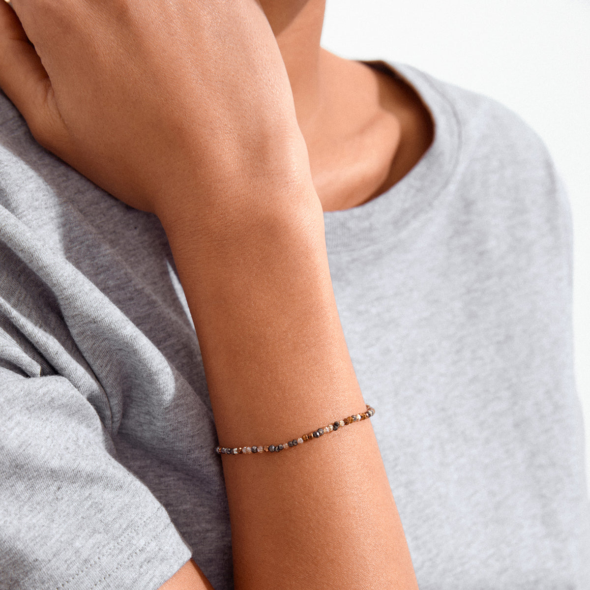 Indie Bracelet - Gold Plated - Brown