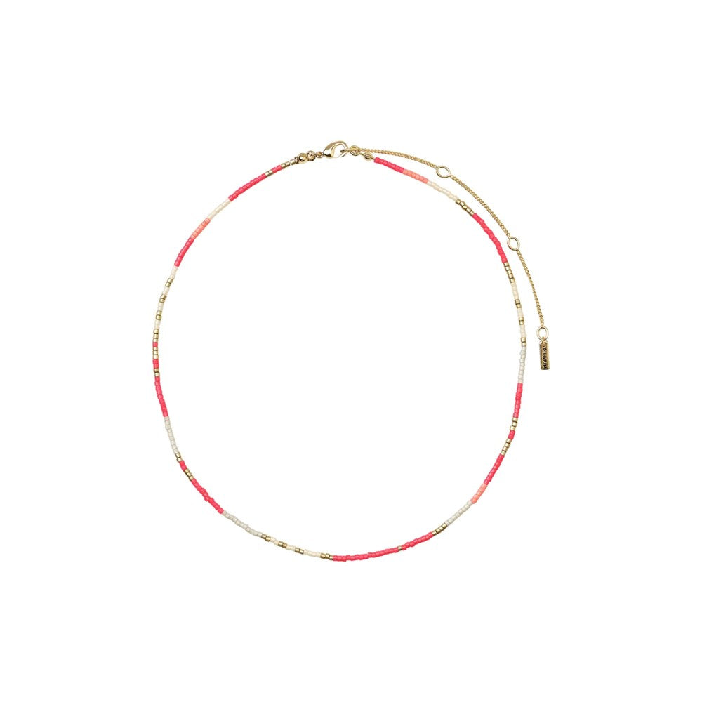 Alison Necklace Pink - Gold Plated