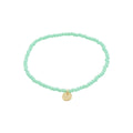 Indie Green Bracelet - Gold Plated