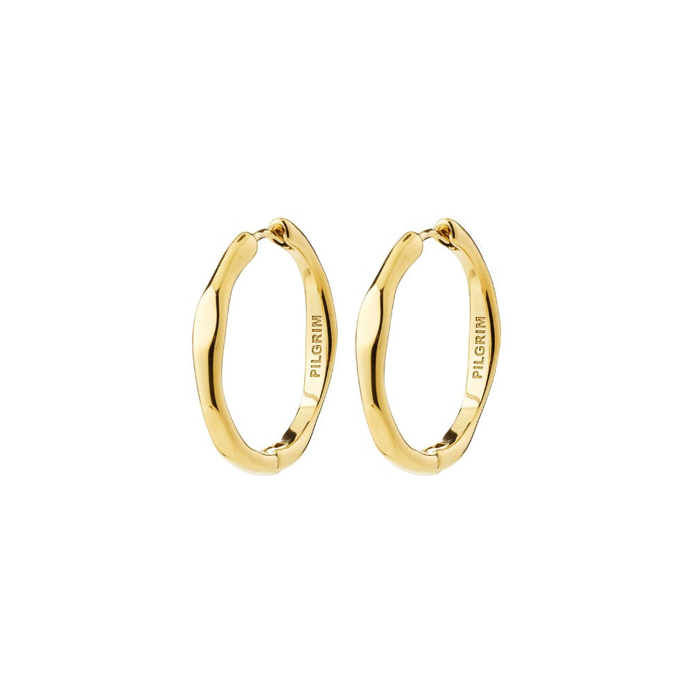 Inner Hoop Earrings Gold-Plated