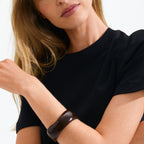 Aase Maxi Bangle - Coffee