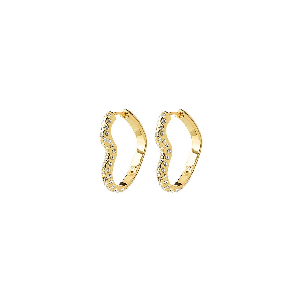 Sora Heart Earrings - Gold Plated