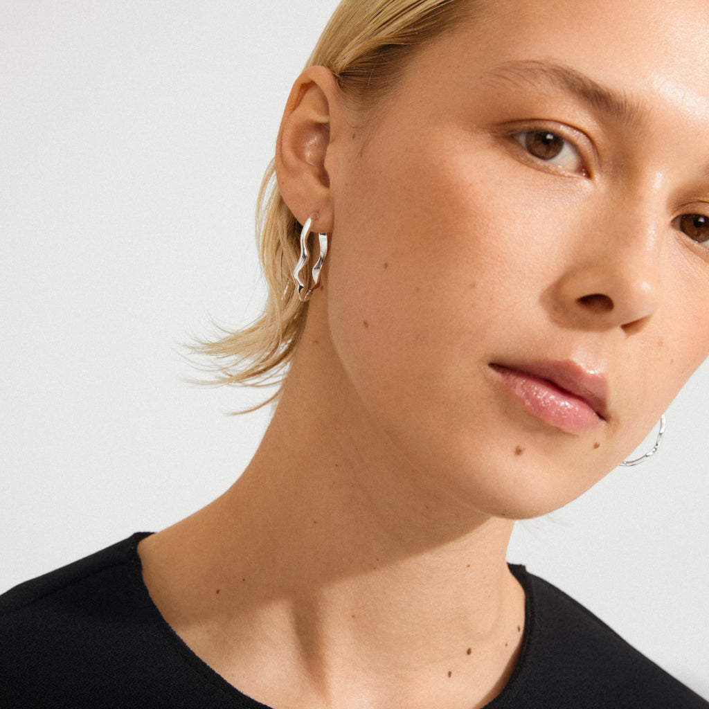 Larkin Earrings - Silver Plated