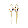Iris Earrings - Gold Plated/Multi