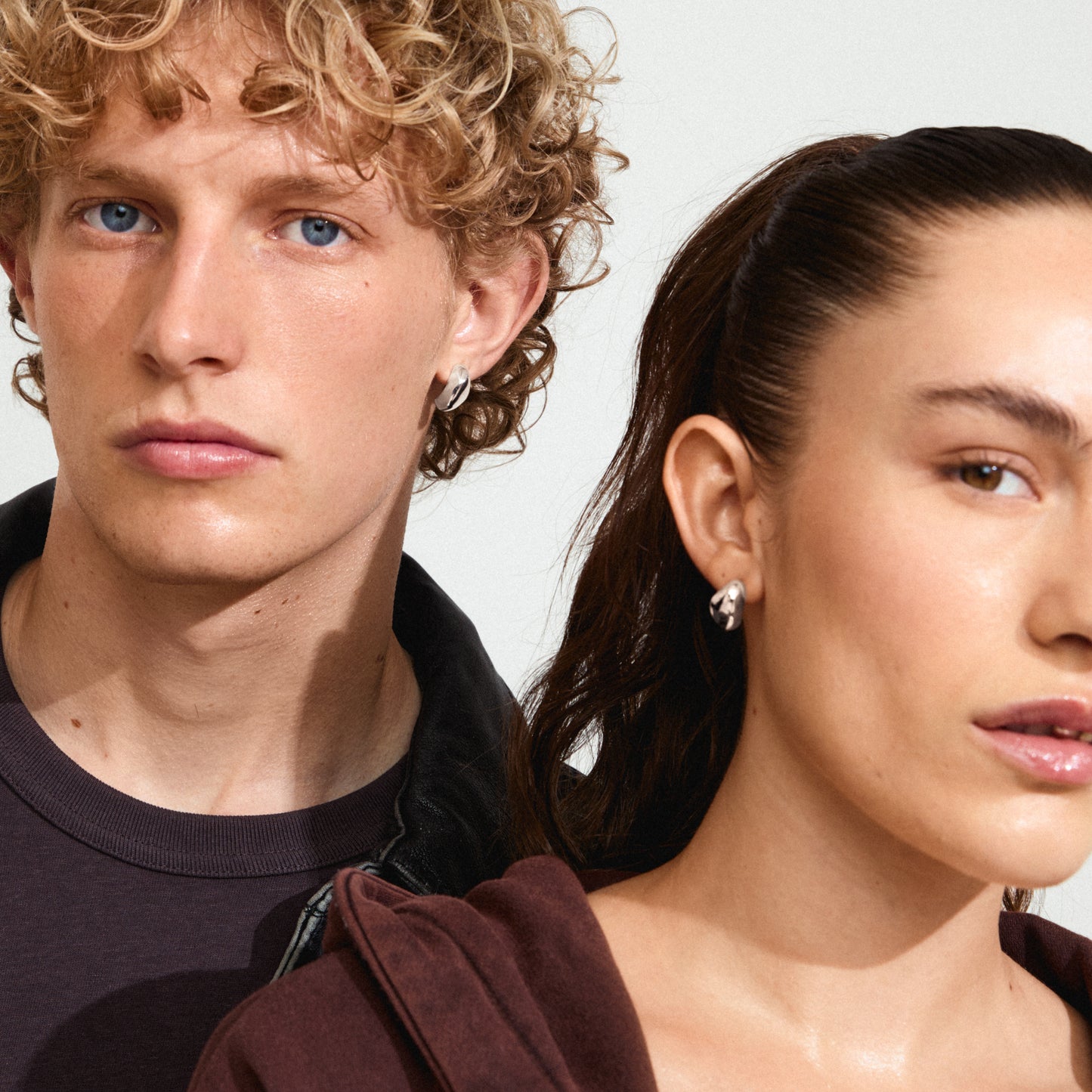 Dune Recycled Earrings - Silver Plated