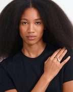 Evon Double Ring Silver-Plated