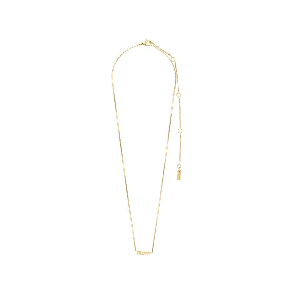 Mom Recycled Necklace - Gold Plated