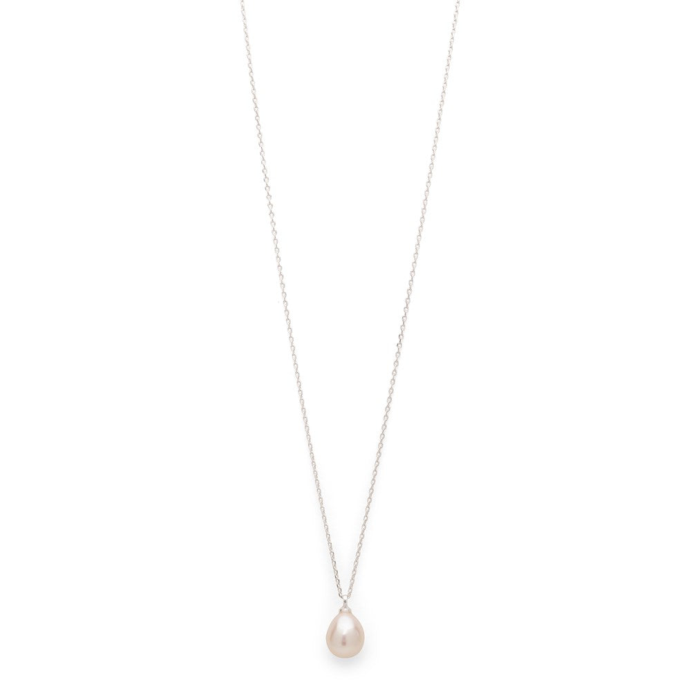 Eila Pi Necklace - Gold Plated - White
