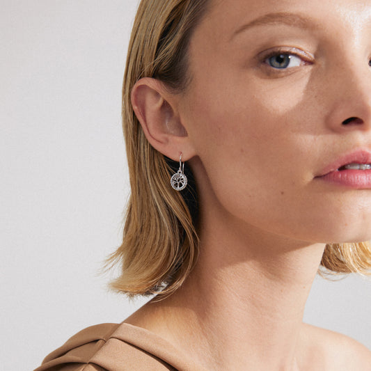 Alia Recycled Earrings - Silver Plated