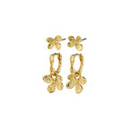 Ajani Earrings 2-In-1 Set - Gold Plated