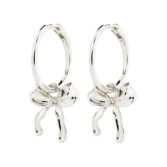Cassian Recycled Hoop Earrings - Silver Plated