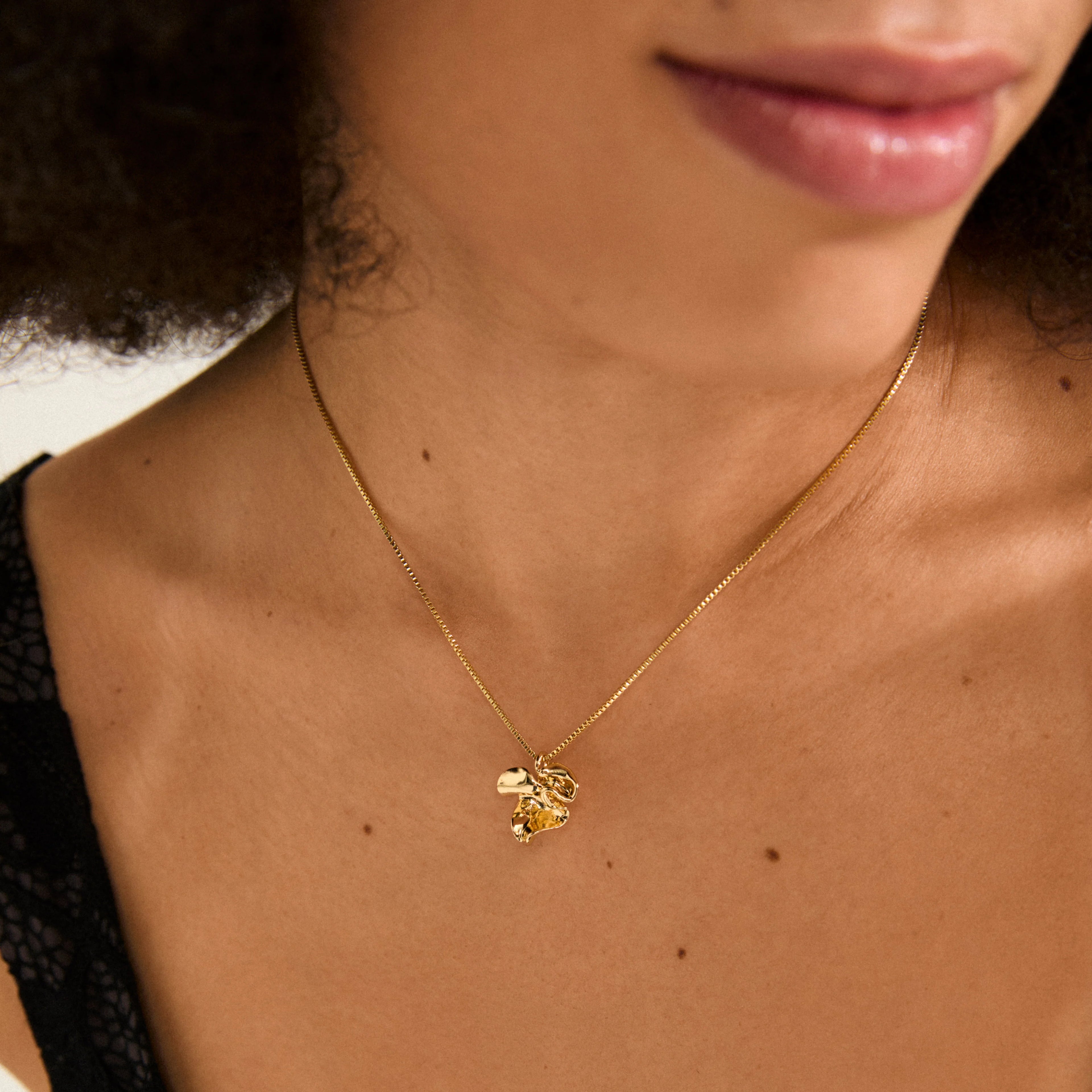 Luis Recycled Necklace - Gold Plated