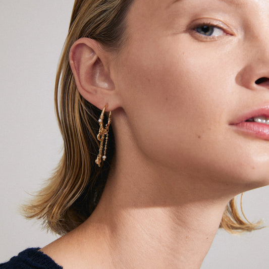 Arlet Recycled Earrings - Gold Plated
