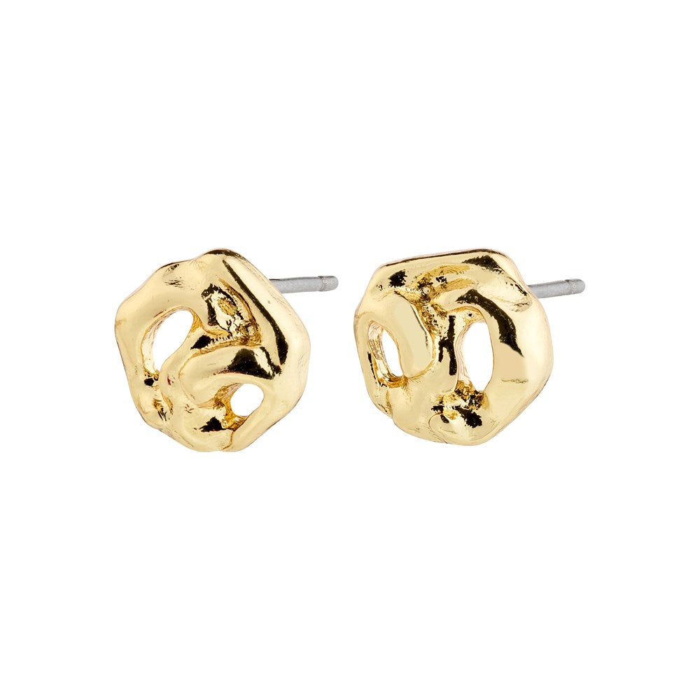 Luca Recycled Earrings - Gold Plated