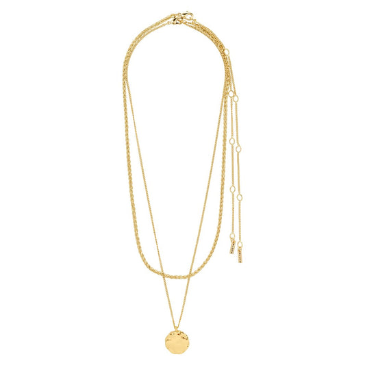 Declan Recycled Necklace - Gold Plated