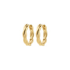 Declan Recycled Earrings - Gold Plated