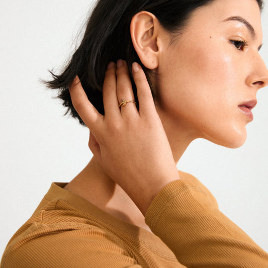 Lulu Recycled Multi Ring - Gold Plated