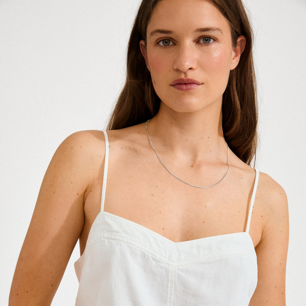 Nancy Recycled Necklace - Silver Plated