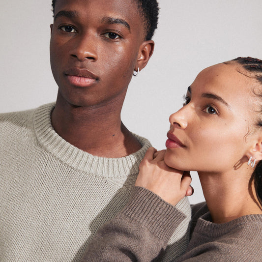 Amiri Recycled Earrings - Silver Plated