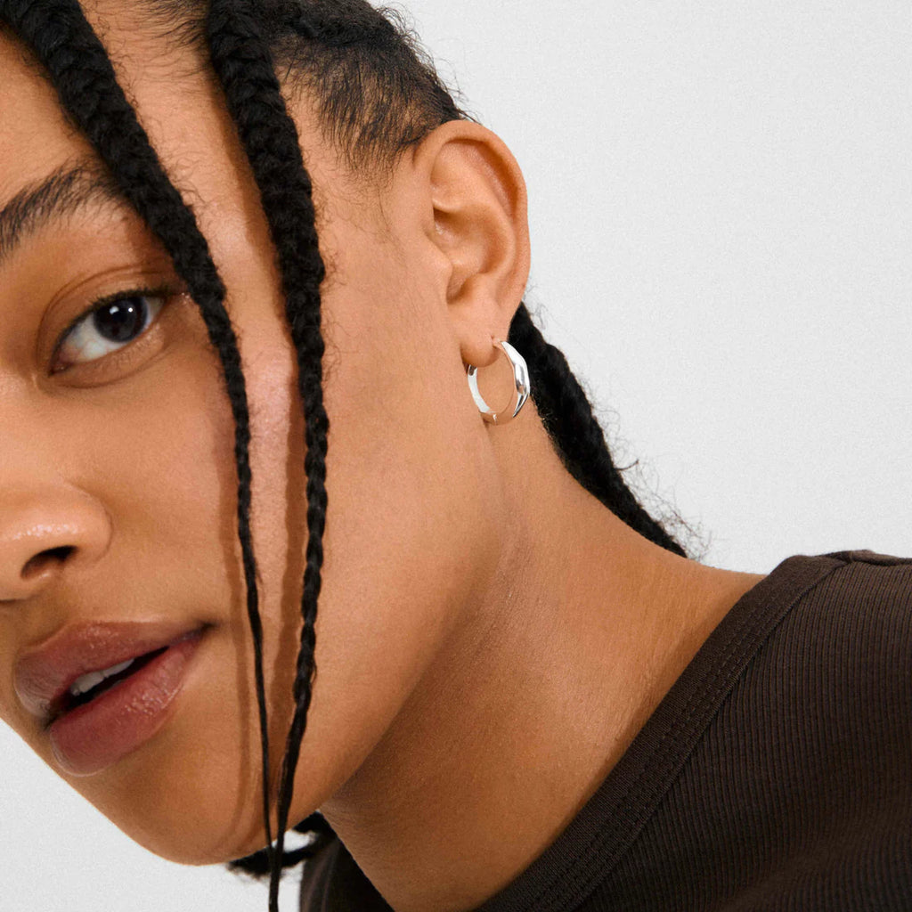 Harrison Recycled Earrings - Silver Plated
