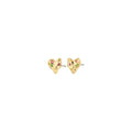 Ryan Recycled Heart Earrings - Gold Plated - Multi