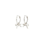 Lysandra Recycled Hoop Earrings - Silver Plated